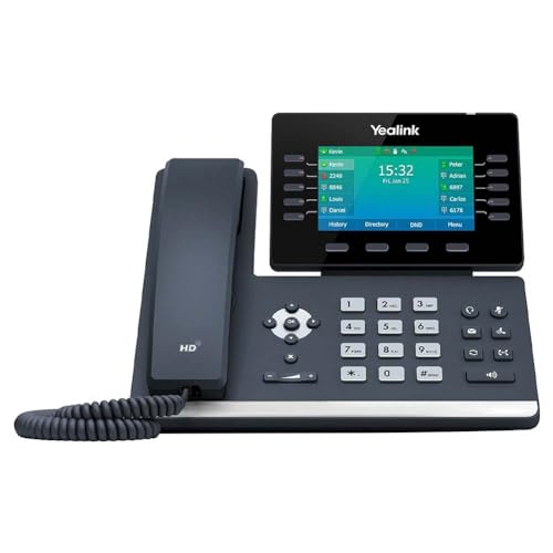 Yealink SIP-T54S IP-Konferenztelefon, Schwarz (erneuert)