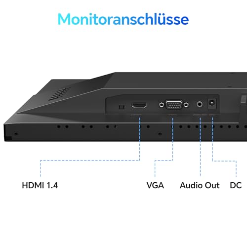 KOORUI E2711F 27 Zoll Monitor FHD 100Hz IPS AdaptiveSync HDMI EyeCare VESA | 1920x1080, -5°~15° neigbar, VGA, ultradünnes Design, Augenschutz
