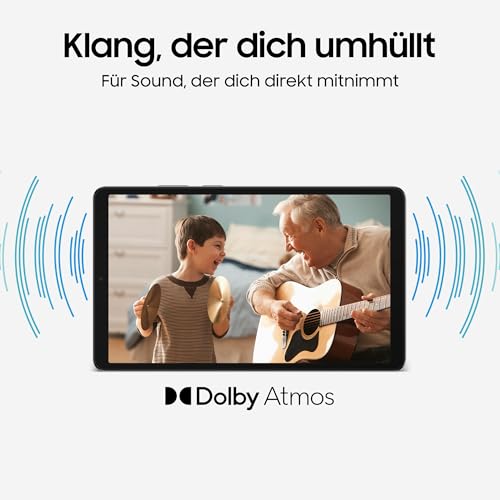 Samsung Galaxy Tab A11, Android Tablet, 8,7 Zoll Display mit 90 Hz Bildwiederholrate, 128 GB Speicher, 8 GB RAM, Dolby Dual-Lautsprecher, Silver, 3 Jahre Herstellergarantie [Exklusiv bei Amazon]