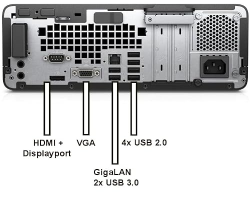 HP ProDesk 400 G2 Intel i7 4770S 8-Thread 3.9 GHz Business Office Multimedia Computer mit 3 Jahren Garantie! - 16 GB - 500 GB (256 GB SSD + 250 GB HDD) - USB3.0 - WLAN - Windows 11 Prof. 64-Bit #8446