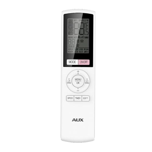 AUX A++ Klimaanlage Set Multi Split 27000 BTU (7,9 kW) - Außengerät + 2× Wandgerät mit WLAN-Steuerung - R32 Kältemittel - Mattweiß - leise Klimaanlage für 2 Räume, Büro & Schlafzimmer