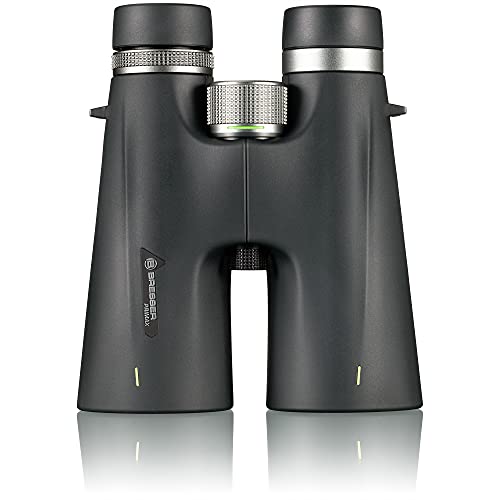 Bresser Primax 8x56 extrem Lichtstarkes und mehrschichtvergütetes Fernglas mit Tragetasche, Gurt und Stativanschlussgewinde 9676203 Schwarz