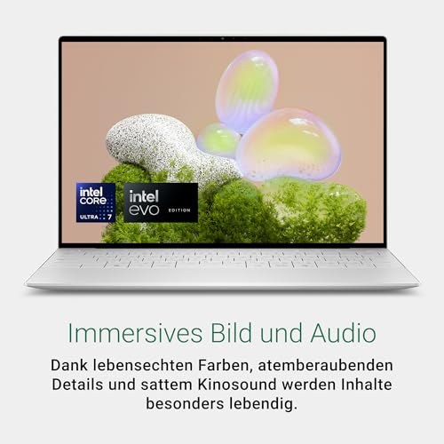 Dell XPS 13 Laptop - Intel Core Ultra 7 258V, 32GB RAM, 1TB SSD | 13'', Intel Arc Grafik, Windows 11 Home, Deutsch beleuchtete QWERTZ Tastatur, Platin