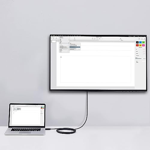 Amazon Basics HDMI-(Quelle)-auf-VGA-(Display)-Kabel, Unidirektional, Stecker auf Stecker, 1080P, Vergoldet, 1,8m, Schwarz (2er-Pack)