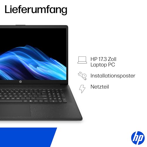 HP Laptop, 17,3" HD+, Intel N200, 8GB RAM, 256GB SSD