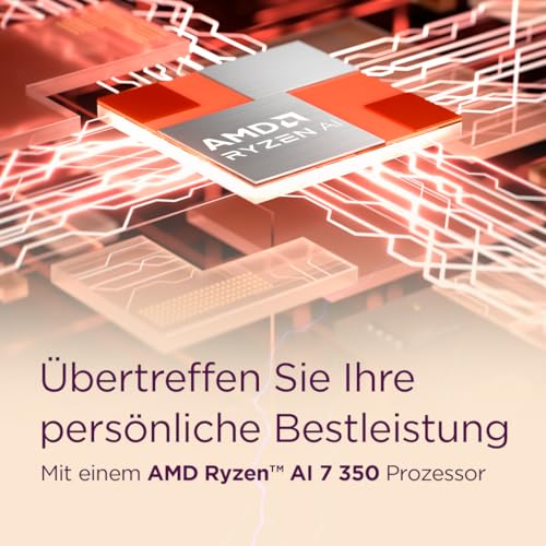 Lenovo IdeaPad Pro 5 16AKP10 83JN・159°-Scharnierdesign・AMD Ryzen AI 7 350/2 GHz・Win 11 Pro・Radeon 860M・32 GB RAM・1 TB SSD NVMe・40.6 cm (16") (83JN0013GE)