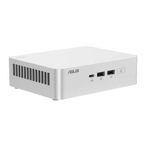 ASUS NUC 15 Pro Plus Kit RNUC15CRSU500002, Barebone (Intel Core Ultra 5 225H Prozessor, Intel Arc Grafik, WiFi 7, Bluetooth 5.4, ohne Betriebssystem, mit EU-Netzteil, weiß)