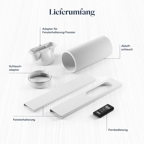 De'Longhi Pinguino - 3-in-1 Mobiles Klimagerät, für Räume bis 27 m², mit Luftentfeuchter & Ventilator, 9400 BTU, Leiser Betrieb, Fernbedienung, 24h-Timer, Energieeffizienzklasse A (PACEM82)