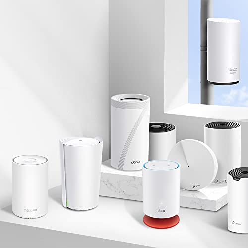 TP-Link Deco BE85 Wi-Fi 7 Mesh WLAN, BE19000 Tri-Band-Router und Repeater (10 Gbit/s Ethernet/Glasfaser-Port, 19 Gbps Wi-Fi-Geschwindigkeit, WPA3, 320 MHz Kanäle, 6 GHz)