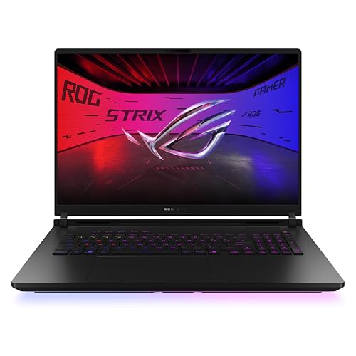 ASUS ROG Strix Scar 18 G835LX Laptop; 18" WQXGA 240Hz/3ms 16:10 MiniLED Display; Intel Core Ultra 9 275HX; 64GB RAM; 2TB SSD; NVIDIA RTX 5090; Win11 Home; QWERTZ; Off Black; 3Monate GamePass