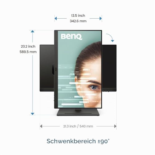 BenQ GW2490T 60,5 cm IPS 1080p Home Office Monitor, FHD, 100Hz, Ergo-Design, hohe Bildwiederholrate, 99% sRGB, VESA MediaSync, B.I, Flicker Free, Low Blue Light, ePaper, Codierungsmodus, TÜV Rheinland