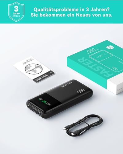 INIU 140W Laptop Power Bank, 27000mAh Schnellladung Externe Handyakkus | Flugzeug Geeignet, Reise-Essential, 3-Port Schnelllade Externe Akku für MacBook, Laptop, Steam Deck, iPhone Samsung iPad uvm