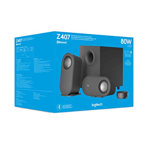 Logitech Z407 Bluetooth-Computerlautsprecher mit Subwoofer