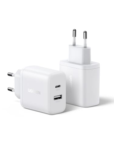 UGREEN USB C Ladegerät 20W, 2-Pack iPhone Schnellladegerät, 2 Ports