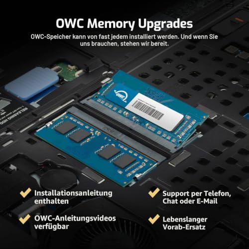 OWC 8 GB (1 x 8 GB) 1867 MHz DDR3 SO-DIMM PC3-14900 204-Pin-CL11-Speichererweiterung (OWC1867DDR3S8GB)