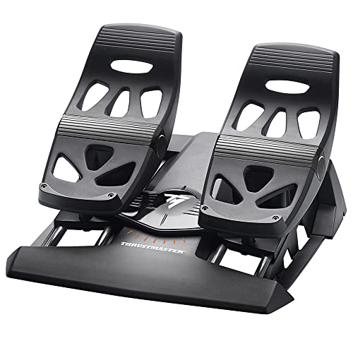 Thrustmaster TFRP T.Flight Rudder Pedals - PS5, XBOX & PC | Hochpräzises Differentialbremssystem für Flugsimulation, kompatibel mit dem Thrustmaster-Ecosystem, ergonomisch & vielseitig