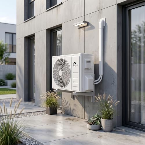 Wand-Split-Klimaanlage Inverter (Kühlen/Heizen) 3,4 kW / 12000 BTU Osmozra + Zubehör (7 m) Sannover