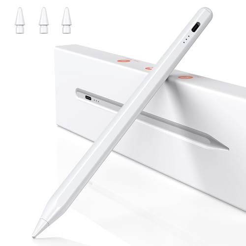 BAZO Stift für iPad 2018-2026, 2X Schnellladeleistung, Palm Rejection