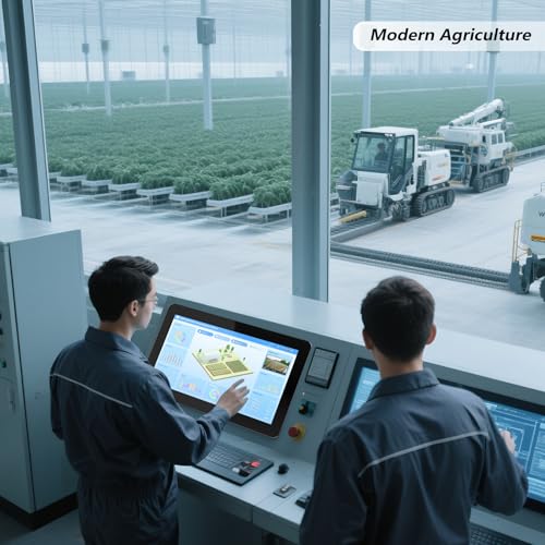 NORQIN 27 Zoll IP65 Industrie Panel PC, All-in-One Touchscreen Computer