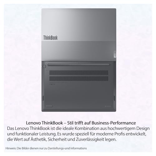 Lenovo ThinkBook 16 Gen 6 Business Laptop, Core i7-13700H, 32 GB DDR5 RAM, 1 TB PCIe SSD, 16" WUXGA (1920x1200) Display, Intel Iris Xe Graphics, Deutsches Tastatur-Layout, W11 Pro, Arctic Grey
