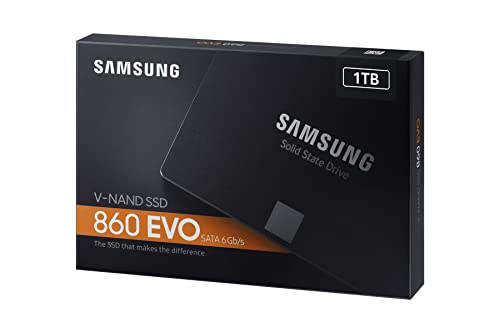 Samsung MZ-76E1T0B/EU 860 EVO 1 TB SATA 2,5" Interne SSD Schwarz