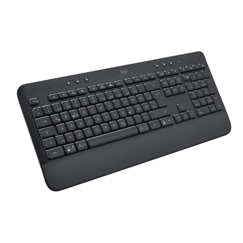 Logitech Signature K650 Comfort kabellose Tastatur mit Handballenauflage