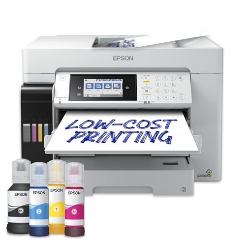 Epson EcoTank Pro ET-16685 Tintentankdrucker | für hohes Business-Druckvolumen | WLAN | A3+ | Drucken, Kopieren, Scannen, Faxen | 10.9 cm Touchscreen | ADF | große Papierkassetten | PCL
