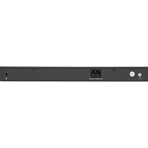 TP-LINK - NETWORKING TL-SG2428P 24-Port Gigabit Managed PoE Switch mit 4 SFP-Slots (250 Watt, Zentrales Cloud-Management, In Omada-SDN integriert, IPv6, Sicheres Netzwerk) Schwarz,Geschäfts-Netzwerk