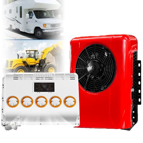 12 V/24 V LKW-Kabinen-Klimaanlage, tragbares elektrisches Wohnmobil-Split-AC-Kit für Camper und Busse