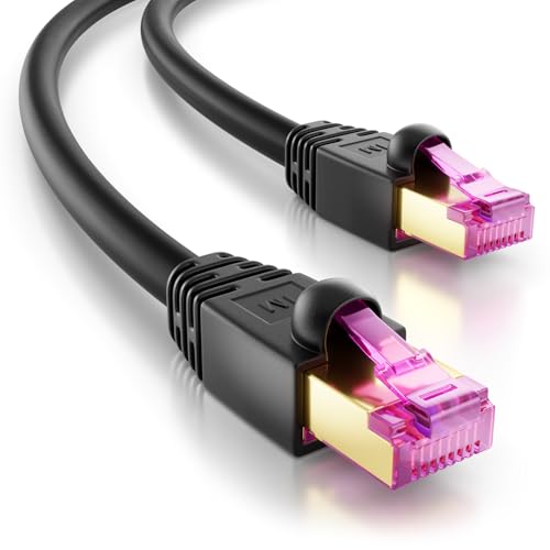 deleyCON 5m CAT7 Outdoor Netzwerkkabel 10 Gbit/s 600 MHz S/FTP Kupfer