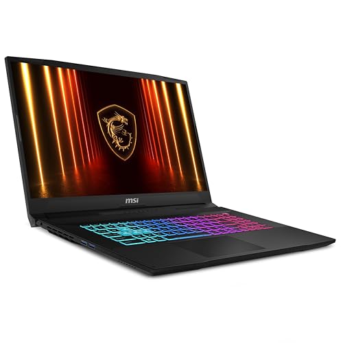 msi Katana 17 HX B14WGK-018IT, Notebook Gaming 17,3 Zoll QHD 240 Hz, Intel i7-14650HX, Nvidia RTX 5070 8 GB GDDR7, 16 GB DDR5, 1 TB SSD PCIe4, WiFi 6E, Win 11 Home [Layout und Garantie Italienisch]