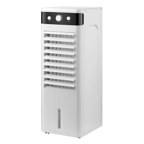 Tragbare Klimaanlage 3-in-1 Verdunstungskühler mit Fernbedienung, 5L Wassertank, Eispacks, 3 Geschwindigkeiten, 12H Timer, Oszillation für Zuhause und Büro