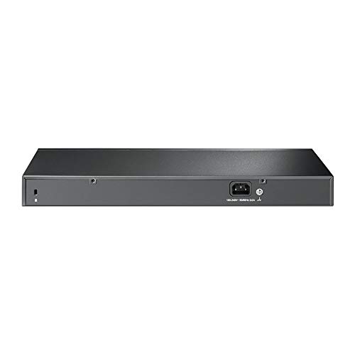 TP-Link TL-SG1428PE 28-Port Gigabit Easy Smart Switch mit 24 PoE+ Ports(2SFP Slots, 250 Watt, geschirmte RJ-45 Ports, einfache Konfiguration, ideal für kleine und mittlere Unternehmen) Schwarz