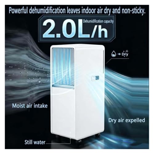 Tragbare Klimaanlage 12000 BTU - Flächendeckungen bis 600 Quadratfuß - Klimaanlage Einheit mit Fernbedienung, Ventilator, Trocknung, Schlafmodus, Installationssets