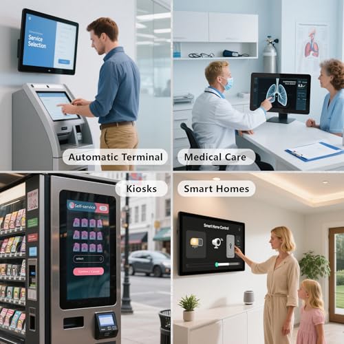 NORQIN 27 Zoll IP65 Industrie Panel PC, All-in-One Touchscreen Computer