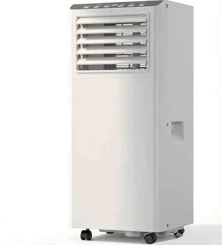 Garvee Mobile Klimaanlage 7000 BTU, klimaanlage mobil leise 64dB, 3-in-1 Klimaanlage mit MobilKühlen+Entfeuchten+Lüften, Fenster-Kit, 24h Timer+Fernbedienung, bis 35 m²