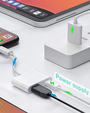 USB C auf HDMI Adapter 4K 60Hz mit 100W PD Ladung für Laptop Monitor Fernseher