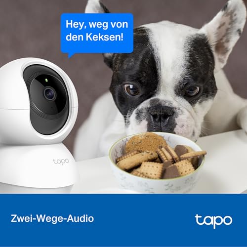 Tapo C200 360°-WLAN-Überwachungskamera für den Innenbereich | 1080P, Nachtsicht, Bewegungserkennung, Zwei-Wege-Audio, kompatibel mit Alexa, für Babys/Haustiere, WLAN 2,4GHz