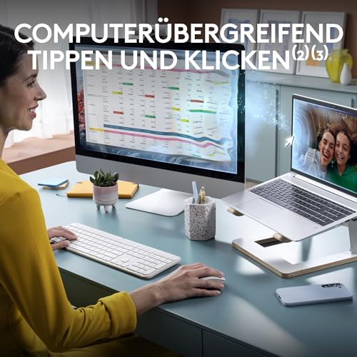 Logitech MK950 Signature Slim kabelloses Tastatur-Maus-Set