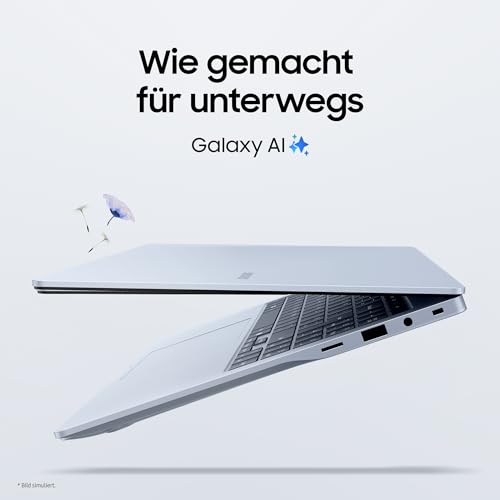 Samsung Galaxy Book4 Edge AI Laptop, Notebook, 15,6"-LCD, Full HD, Snapdragon X Prozessor (X26), 16GB RAM, 512GB Speicher, Copilot+ PC, Sapphire Blue, 3 Jahre Herstellergarantie [Exklusiv auf Amazon]