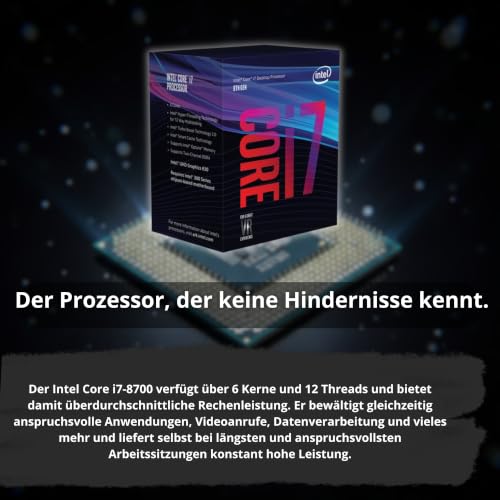 Lenovo ThinkStation Intel i7 8700 12-Thread 4.60 GHz Business Office Multimedia Computer mit 3 Jahren Garantie! - 16 GB - 1000 GB SSD - USB 3.0 - WLAN - Windows 11 Prof. 64-Bit - #8268