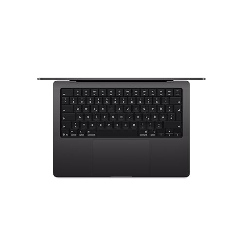 Apple MacBook Pro Laptop mit M5 Pro Chip mit 18-Core CPU und 20-Core GPU: Entwickelt für KI, 14,2" Liquid Retina XDR Display, 24 GB gemeinsamer Arbeitsspeicher, 2 TB SSD, WLAN 7; Space Schwarz
