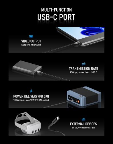 BOSGAME E5 Plus Mini PC, Ryzen 5400U (bis zu 4,0 GHz), 8GB DDR4, 256GB SSD | Win 11 Pro, HDMI/DP/USB-C, Triple 4K Display, Dual 2,5G LAN, WiFi 5, BT5.0, Mini Computer für Büro, Business & Zuhause