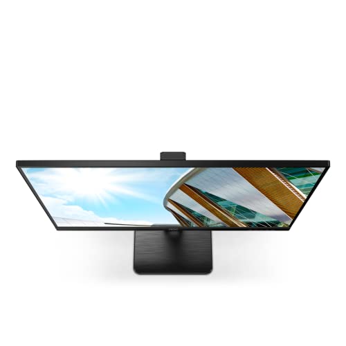 AOC Q27P2Q - 27 Zoll QHD Monitor, höhenverstellbar (2560x1440, 75 Hz, VGA, HDMI, DisplayPort, USB Hub) schwarz