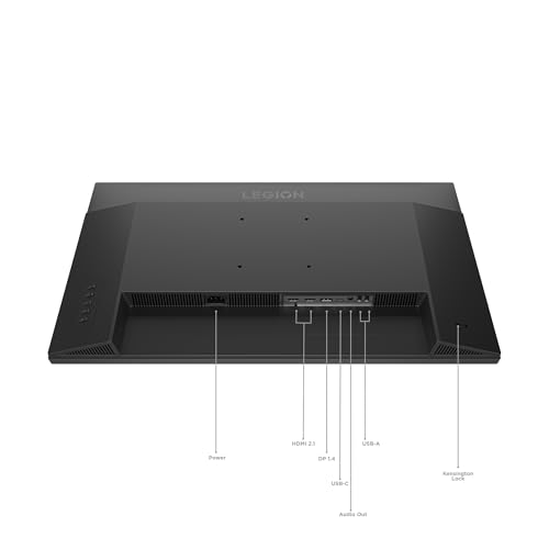Lenovo Legion 27QD-10 | 27" QHD Gaming Monitor | 240 Hz | 0.5ms | Gaming | 2560x1440 | 2K Auflösung | HDMI 2.1 | DisplayPort | Höhenverstellbar | Entspiegelt | AMD FreeSync Premium | Schwarz