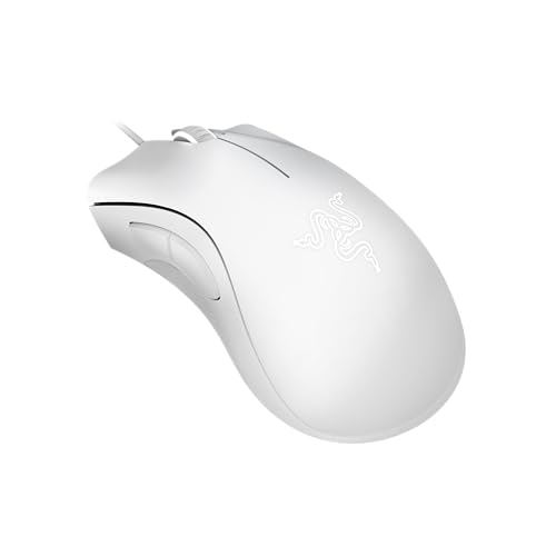 Razer DeathAdder Essential (2021) - Essentielle Gaming-Maus mit optischem 6.400-DPI-Sensor - Ergonomisches Gehäuse - Extra robust - PC/Mac | Weiß