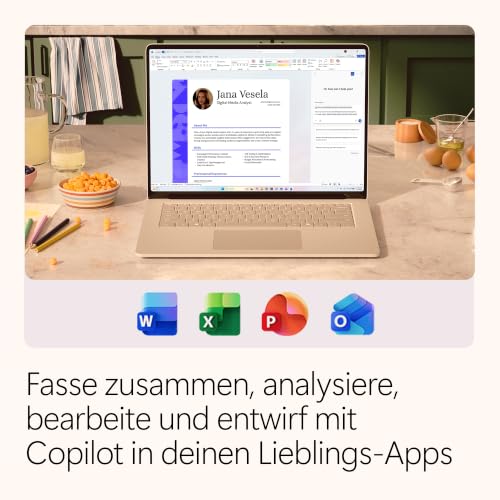 Microsoft 365 Single | 1 Jahr | 1 Person | Office Apps mit KI | 1 TB Cloudspeicher | Abo mit automatischer Verlängerung