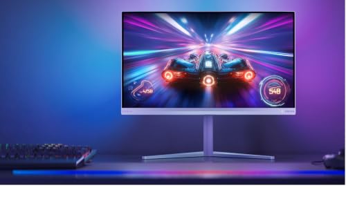PHILIPS Evnia 27M2C5501-27 Zoll Quad HD Curved Gaming Monitor, 180 Hz, 1 ms, FreeSync Premium, HDR10, Ambiglow (2560x1440, 2X HDMI 2.0, 1x DisplayPort 1.4) Weiss