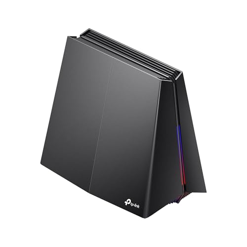 TP-Link Archer GE550 Wi-Fi 7 Gaming Router Tri-Band BE9300, 2 × 5 Gbps-Port + 3 × 2,5 Gbps-Port, MLO, VPN, Dedizierter Gaming-Anschluss, Dediziertes Spiele-Panel, Exklusive Beschleunigung für Spiele