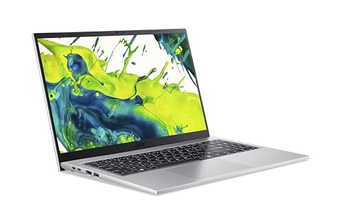 Acer Aspire Go 16 (AG16-71P-52ML) Laptop, 16" WUXGA IPS 120Hz Display, Intel Core 5 120U, 16 GB RAM, 1 TB SSD, Intel Grafik, Windows 11, QWERTZ Tastatur, Silber